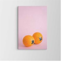 orange wall art / orange canvas / fruit wall art / oil painting canvas / kitchen wall art / popular art decor / trend wa