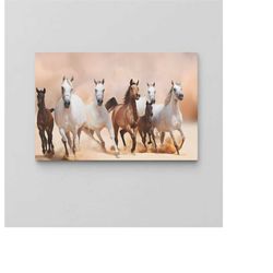 horse wall art / horse canvas / animal wall art / oil painting canvas / horse lover gift / popular art decor / trend wal