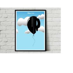 up in the ear balloon animation adventure journey artwork alternative design movie film poster print