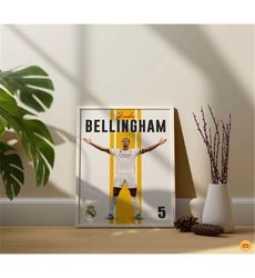 jude bellingham poster, bellingham printable poster, real madrid