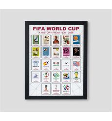 world cup history football poster | football soccer