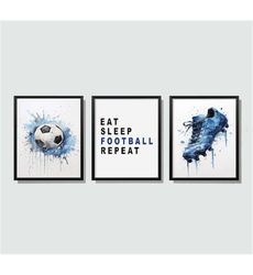 football wall art prints, football poster, gift for