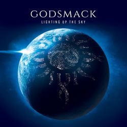 godsmack (lighting up the sky) album cover poster