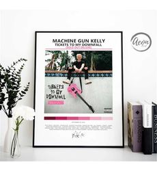 machine gun kelly poster _ album poster _