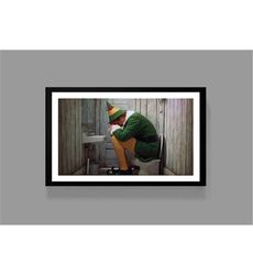 elf movie poster buddy the elf funny bathroom