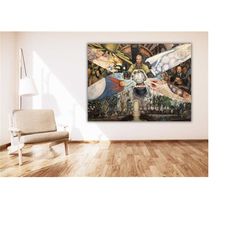 diego rivera the crossroads postercanvas wall art,diego rivera painting art,modern wall art print,mexican wall decor,mex