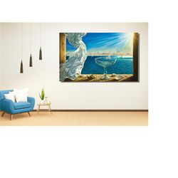 vladimir kush the open window poster art,vladimir kush oceon canvas wall,vladimir kush artworks,kush famous painting art