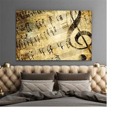 vintage music print, vintage music print art, vintage music painting, vintage music wall art, vintage music modern wall