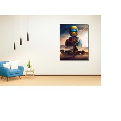 lando norris poster canvas wall art print,lando norris canvas art,formula one f1 grand prix,ferrari racing canvas art,ma