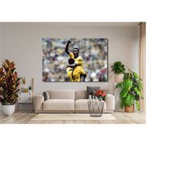 pele poster print art,pele canvas wall art,football soccer canvas gift,gift for footballer,brasil fan gift,game room kid