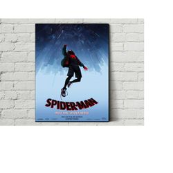 spiderman movie poster print,spiderman comics book canvas art,kids room wall art decor,graffiti spiderman canvas print,g