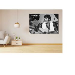 elvis presley poster art,elvis presley print on canvas,music legends poster print,elvis presley wall art,modern wall dec