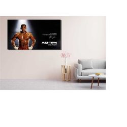 mike tyson quote poster print art,mike tyson quote poster art,gym wall art canvas prints,fitness room decors,ufc boxing