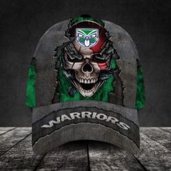 new zealand warriors metal skull classic cap stylish headwear