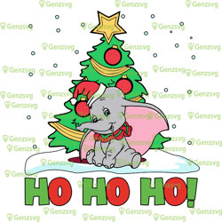 dumbo christmas ho ho ho tshirt, flying elephant christmas tshirt, dumbo christmas tshirt