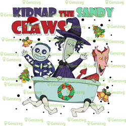 funny lock shock barrel kidnap the sandy claws tshirt, nightmare before christmas funyn tshirt,christmas holiday shirt