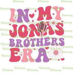 in my jonass brothers era tshirt, jonass brothers band tshirt, jonass brothers fan tshirt