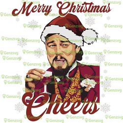 merry christmas cheers leonardo dicaprio meme christmas tshirt,spread holiday cheer leonardo dicaprio xmas shirt