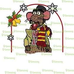 retro rizzo the rat thank you for making me a part of this t-shirt, the muppet christmas carol holiday shirt