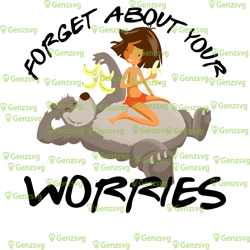 forget about your worries jungle book tshirt, jungle book t-shirt, mowgli and baloo tshirt