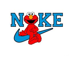 nike elmo svg, nike logo svg, elmo svg, nike sesame street svg, png dxf eps file