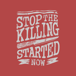 stop the killing started now png