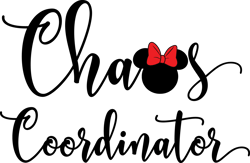 chaos coordinator minnie, disney birthday svg, disney svg, disney bundle svg, dxf, png, digital file