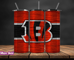 cincinnati bengals nfl logo, nfl tumbler png , nfl teams, nfl tumbler wrap design by mon ami design 24