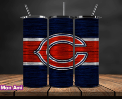 chicago bears nfl logo, nfl tumbler png , nfl teams, nfl tumbler wrap design by mon ami design 32