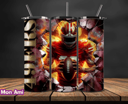 san francisco 49ers cracked holetumbler wraps, , nfl logo,, nfl sports, nfl design png, design by mon ami  01