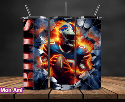 buffalo bills cracked holetumbler wraps, , nfl logo,, nfl sports, nfl design png, design by mon ami  04