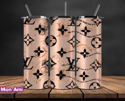 lv  tumbler wrap, lv tumbler png, lv logo, luxury tumbler wraps, logo fashion  design by mon ami 02