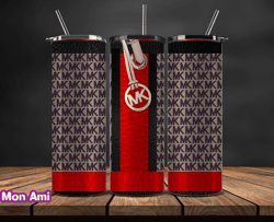 mk tumbler wrap, mk tumbler png, mk logo , luxury tumbler wraps, logo fashion  design by mon ami 11