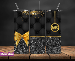 mk tumbler wrap, mk tumbler png, mk logo , luxury tumbler wraps, logo fashion  design by mon ami 16