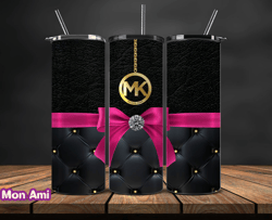 mk tumbler wrap, mk tumbler png, mk logo , luxury tumbler wraps, logo fashion  design by mon ami 26