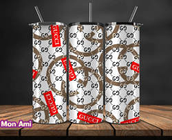 gucci tumbler wrap, gucci  tumbler png, gucci  logo, luxury tumbler wraps, logo fashion  design by mon ami 57