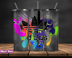 adidas  tumbler wrap, adidas tumbler png, adidas logo, luxury tumbler wraps, logo fashion  design by mon ami 64