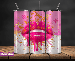 lv  tumbler wrap, lv tumbler png, lv logo, luxury tumbler wraps, logo fashion  design by mon ami 72