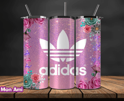 adidas  tumbler wrap, adidas tumbler png, adidas logo, luxury tumbler wraps, logo fashion  design by mon ami 87