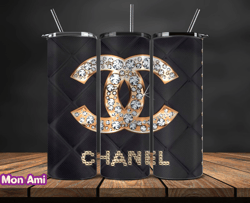 chanel  tumbler wrap, chanel tumbler png, chanel logo, luxury tumbler wraps, logo fashion  design by mon ami 102