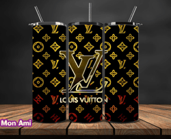 lv  tumbler wrap, lv tumbler png, lv logo, luxury tumbler wraps, logo fashion  design by mon ami 104