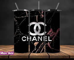 chanel  tumbler wrap, chanel tumbler png, chanel logo, luxury tumbler wraps, logo fashion  design by mon ami 121