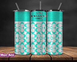 coach  tumbler wrap, coach tumbler png, coach logo, luxury tumbler wraps, logo fashion  design by mon ami 130