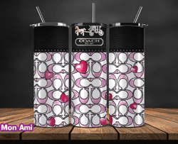 coach  tumbler wrap, coach tumbler png, coach logo, luxury tumbler wraps, logo fashion  design by mon ami 132