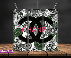 chanel  tumbler wrap, chanel tumbler png, chanel logo, luxury tumbler wraps, logo fashion  design by mon ami 135