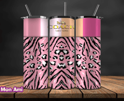 coach  tumbler wrap, coach tumbler png, coach logo, luxury tumbler wraps, logo fashion  design by mon ami 140