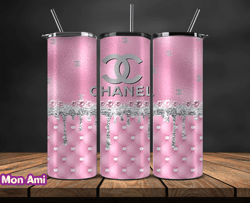 chanel  tumbler wrap, chanel tumbler png, chanel logo, luxury tumbler wraps, logo fashion  design by mon ami 145