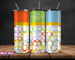 coach  tumbler wrap, coach tumbler png, coach logo, luxury tumbler wraps, logo fashion  design by mon ami 147