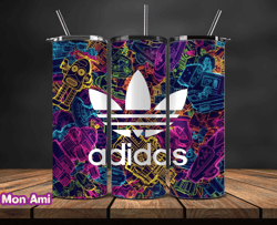 adidas  tumbler wrap, adidas tumbler png, adidas logo, luxury tumbler wraps, logo fashion  design by mon ami 160