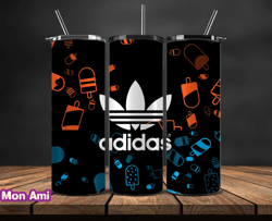 adidas  tumbler wrap, adidas tumbler png, adidas logo, luxury tumbler wraps, logo fashion  design by mon ami 161